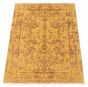 Indian La Seda 3'11" x 6'1" Hand-knotted Silk Rug 