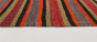 Turkish Boho 4'4" x 9'6" Flat-Weave Wool Kilim 