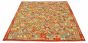 Bordered  Geometric Red Area rug 6x9 Turkish Flat-weave 316380