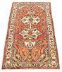 Bordered  Tribal Brown Area rug 5x8 Turkish Hand-knotted 318006