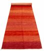 Stripes  Transitional Brown Runner rug 16-ft-runner Pakistani Hand-knotted 318978
