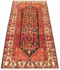 Bordered  Tribal Brown Area rug Unique Turkish Hand-knotted 320232