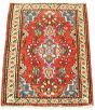 Bordered  Traditional Red Area rug 2x3 Persian Hand-knotted 325650