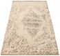 Casual  Transitional Ivory Area rug 4x6 Indian Hand-knotted 307579