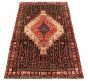 Persian Senneh 4'2" x 8'5" Hand-knotted Wool Rug 