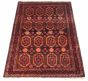 Afghan Royal Baluch 2'11" x 5'6" Hand-knotted Wool Rug 