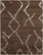 Casual  Transitional Brown Area rug 5x8 Indian Hand-knotted 292834