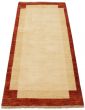 Casual  Transitional Ivory Area rug 4x6 Afghan Hand-knotted 301129