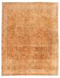 Bordered  Transitional Orange Area rug 9x12 Turkish Hand-knotted 317866