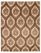 Casual  Transitional Brown Area rug 6x9 Pakistani Hand-knotted 338751