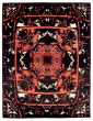 Traditional  Transitional Black Area rug 9x12 Pakistani Hand-knotted 341530