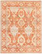 Bordered  Traditional Red Area rug 6x9 Indian Hand-knotted 344140