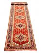 Indian Serapi Heritage 3'0" x 19'10" Hand-knotted Wool Red Rug