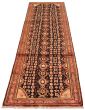 Persian Style 3'7" x 12'9" Hand-knotted Wool Rug 