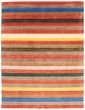 Gabbeh  Tribal Brown Area rug 9x12 Indian Hand Loomed 370741