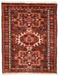 Bordered  Traditional Red Area rug 2x3 Persian Hand-knotted 373590