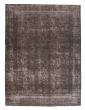 Bordered  Transitional Grey Area rug 8x10 Turkish Hand-knotted 374126