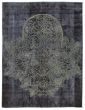 Novelty  Transitional Black Area rug 9x12 Turkish Hand-knotted 376027