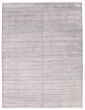 Transitional Grey Area rug 9x12 Indian Hand-knotted 377087