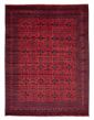 Bordered  Traditional Red Area rug 9x12 Afghan Hand-knotted 377211