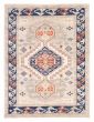 Bordered  Traditional Yellow Area rug 10x14 Indian Hand-knotted 377815