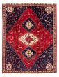 Bordered  Traditional Red Area rug 6x9 Persian Hand-knotted 383499