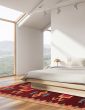 Flat-weaves & Kilims  Geometric Red Area rug 4x6 Turkish Flat-Weave 387679