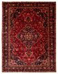 Bordered  Traditional Red Area rug 9x12 Persian Hand-knotted 391526