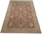 Bordered  Traditional Red Area rug 10x14 Turkish Hand-knotted 308213