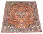 Bordered  Traditional Red Area rug 3x5 Persian Hand-knotted 308652