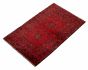 Afghan Finest-Khal-Mohammadi 3'3" x 5'3" Hand-knotted Wool Red Rug