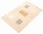 Indian Sienna 4'11" x 8'2" Braided Weave Wool Ivory Rug