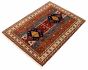 Indian Royal Kazak 5'5" x 7'8" Hand-knotted Wool Copper Rug