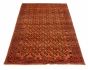 Afghan Rizbaft 5'0" x 9'2" Hand-knotted Wool Red Rug