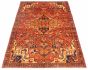 Persian Style 5'4" x 10'3" Hand-knotted Wool Rug 