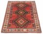 Persian Style 3'7" x 6'0" Hand-knotted Wool Rug 
