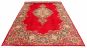 Bordered  Traditional Red Area rug Unique Persian Hand-knotted 324802