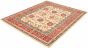 Afghan Finest Gazni 8'2" x 10'0" Hand-knotted Wool Ivory Rug