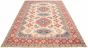 Bordered  Tribal Ivory Area rug 10x14 Afghan Hand-knotted 330045