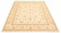 Bordered  Traditional Ivory Area rug 6x9 Afghan Hand-knotted 331355