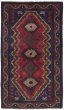 Bordered  Tribal Brown Area rug 3x5 Afghan Hand-knotted 285353