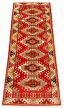 Indian Royal Kazak 2'9" x 8'4" Hand-knotted Wool Rug 