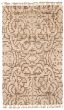 Moroccan  Transitional Grey Area rug 5x8 Indian Hand-knotted 350335