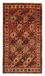 Bordered  Traditional Red Area rug Unique Persian Hand-knotted 352597