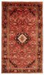 Bordered  Traditional Red Area rug 5x8 Persian Hand-knotted 353029