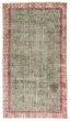 Bordered  Traditional Green Area rug 5x8 Turkish Hand-knotted 362759