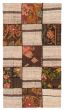Contemporary  Transitional Brown Area rug 3x5 Turkish Flat-Weave 369386