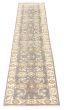 Indian Royal Oushak 2'7" x 11'10" Hand-knotted Wool Rug 