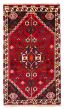 Bordered  Traditional Red Area rug Unique Persian Hand-knotted 372958