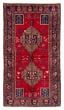 Bordered  Traditional Red Area rug 5x8 Persian Hand-knotted 383890